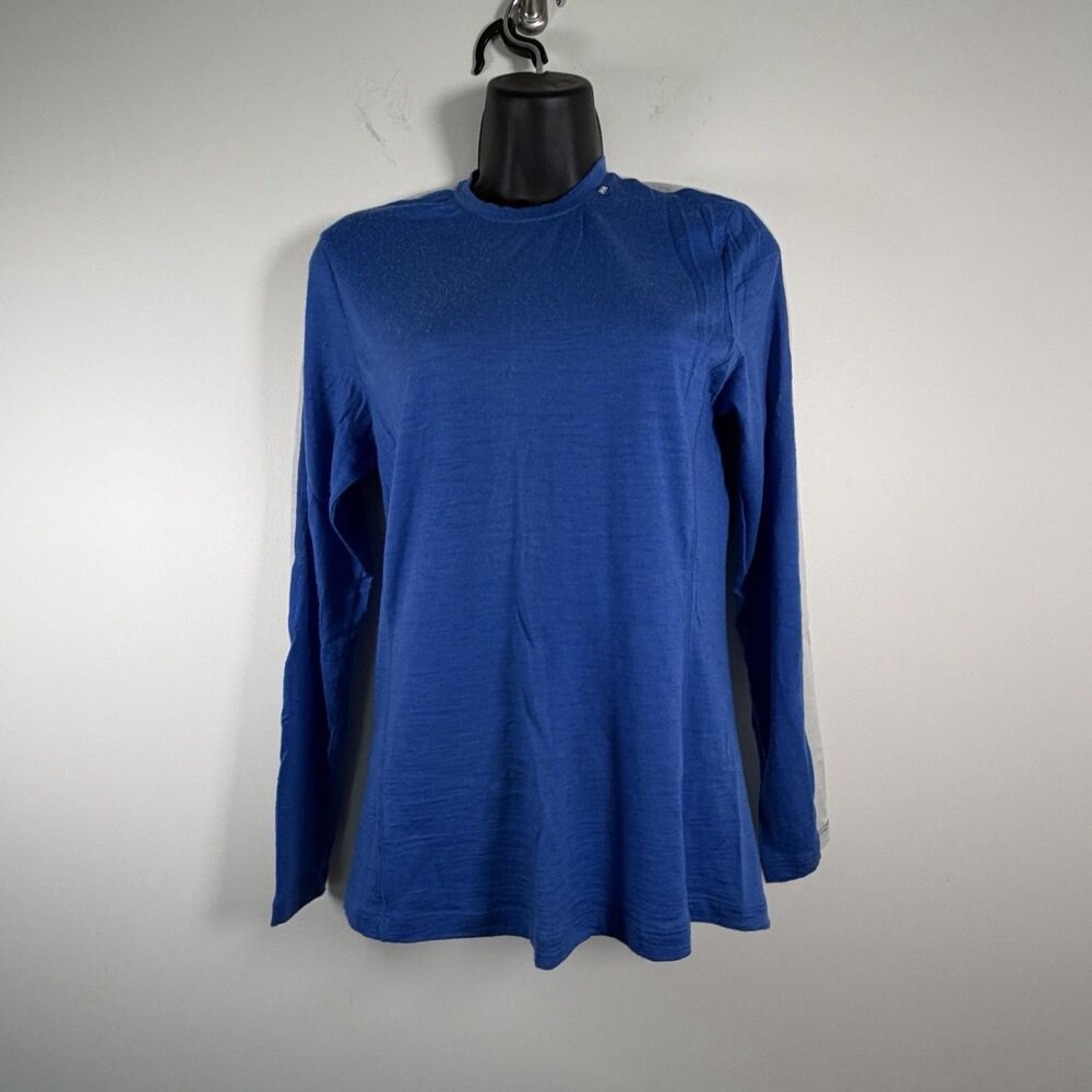 Helly Hansen Base Layer Shirt Womens L Wool Blend Outdoor Ski Hiking Thermal
